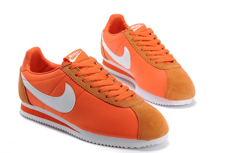 nike cortez orange swoosh